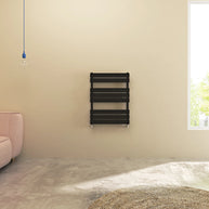 Flat Panel heated Towel Rail Radiator – Designer Finish | 1.6mm Steel | 25-Year Warranty | BS EN 442 - Choice of Size