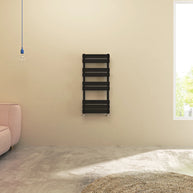 Flat Panel heated Towel Rail Radiator – Designer Finish | 1.6mm Steel | 25-Year Warranty | BS EN 442 - Choice of Size