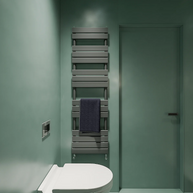 Flat Panel heated Towel Rail Radiator – Designer Finish | 1.6mm Steel | 25-Year Warranty | BS EN 442 - Choice of Size