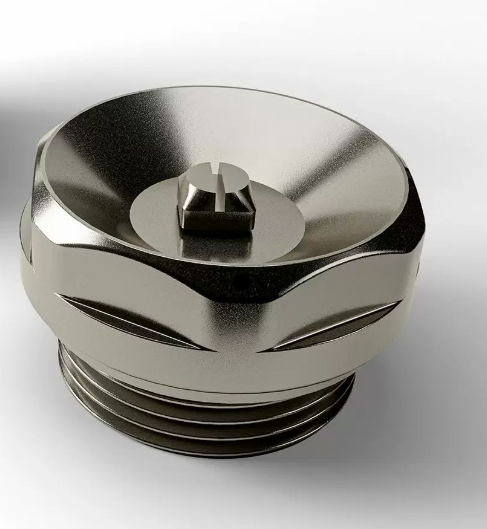 Valve | Brushed Chrome Radiator Bleed Valve & Blanking Plug Set | Brass Construction