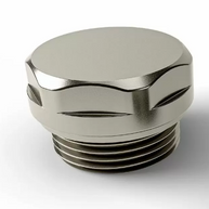 Valve | Brushed Chrome Radiator Bleed Valve & Blanking Plug Set | Brass Construction