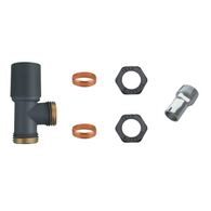 Valves - Angled Radiator Valves – 15mm BSP |  Manual Control | Brass Construction | Pair | Chrome / Anthracite