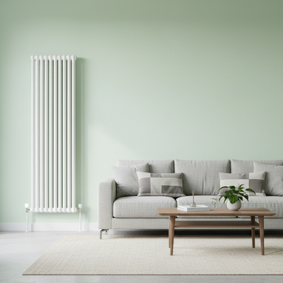 change to a coloum white radiator