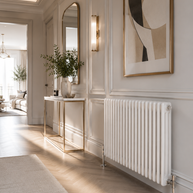 Horizontal Triple Column Radiator | 1.5mm Steel | BS EN 442 Certified - White / Anthracite / Black 300mm 600mm height Choice of Size