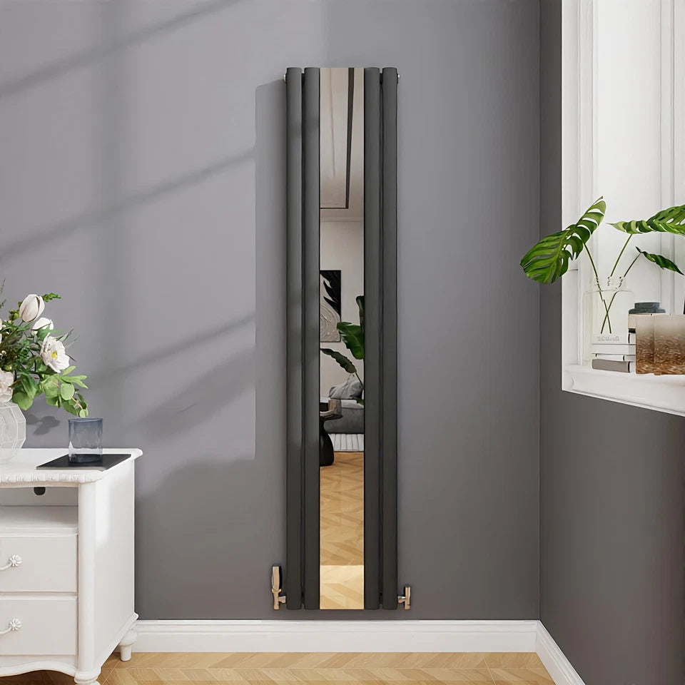 Flat Panel / Oval Panel Mirror Radiator – Multiple Sizes & Colours