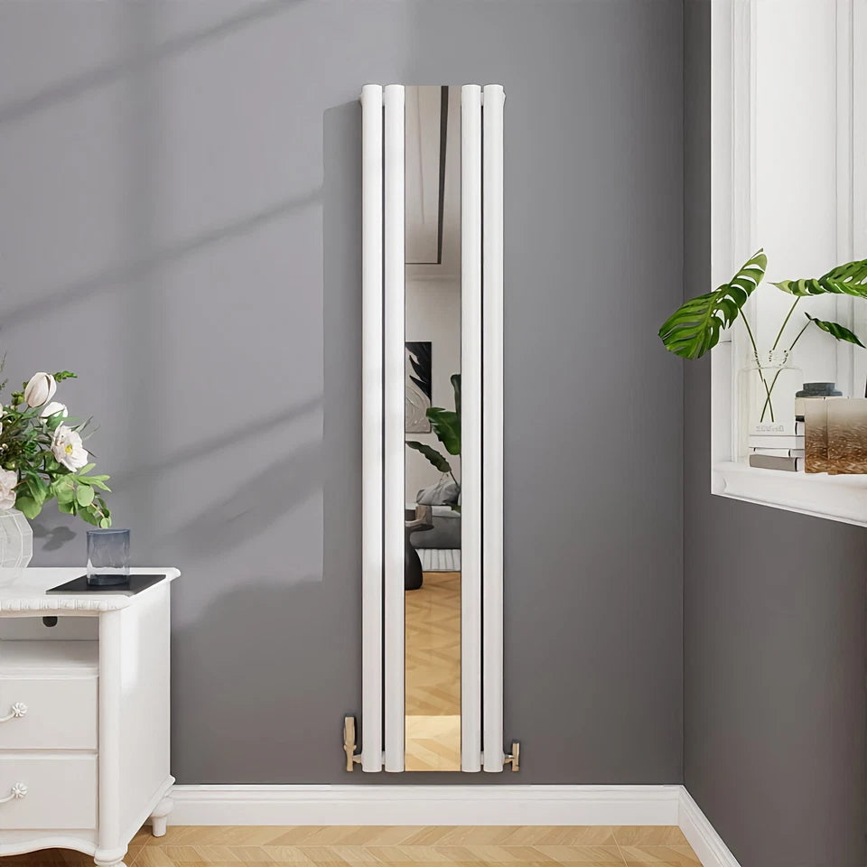 Flat Panel / Oval Panel Mirror Radiator – Multiple Sizes & Colours