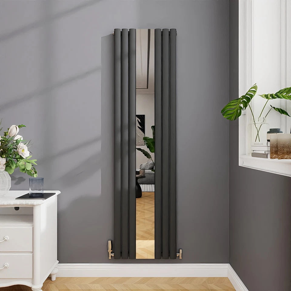 Buy Mirror Radiator Designer Mirror Radiator | Flat & Oval Panel | Multiple Sizes & Colours ...